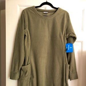 NWT)Columbia fleeced dress